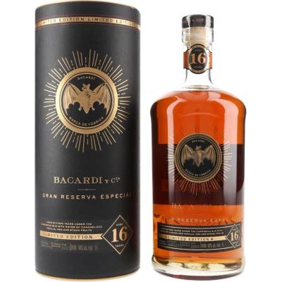 BACARDI GRAN RESERVA 16y 40% 1 l (tuba)