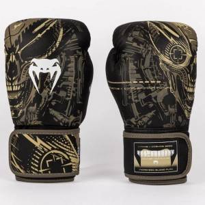 Venum | Официален Вносител за България Боксови Ръкавици Venum Invader Black/Sand - 12 oz