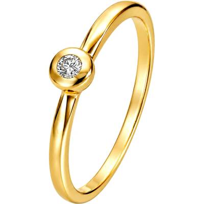 Zlaton Prsten žluté zlato s diamantem N18032602405