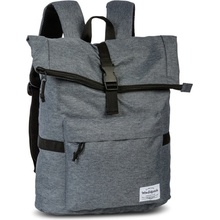 Fabrizio Worldpack melange zip 30318-1700 šedá 21 l