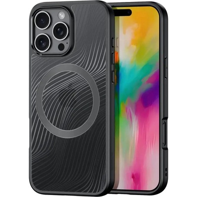 Калъф Dux Ducis Aimo Mag с MagSafe за iPhone 16 Pro Max - черен (DUX DUCIS Aimo Mag Apple iPhone 16 Pro Max Black)