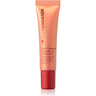 OLEHENRIKSEN Pout Preserve Peptide Lip Treatment хидратиращ блясък за устни цвят Strawberry Sorbet Glimmer 12ml