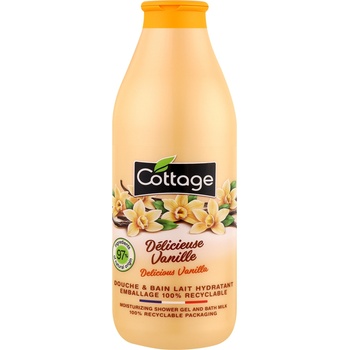 Cottage Душ гел и пяна за вана Delicious Vanilla, 750 ml