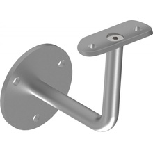 Q-railing Držák madla O42,4 mm pro montáž na zeď, broušený, AISI 304