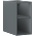 Mexen Box-A отворен шкаф с рафт 25 см, графит мат - 91AX2-0250-470-0-66 (91AX2-0250-470-0-66)