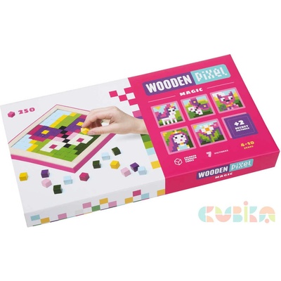CUBIKA 14880 Pixel II kouzla dřevěná mozaika – Zbozi.Blesk.cz