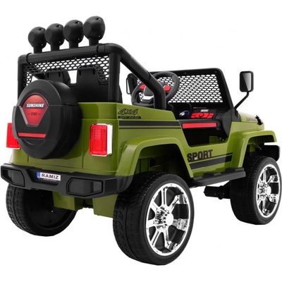 Mamido elektrické autíčko Jeep Raptor 4x4 model R-PA.S2388.ZIE zelená
