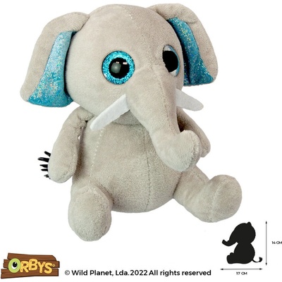 Wild Planet Плюшена играчка, Малко слонче 18см Wild Planet (K7707)