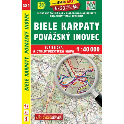 BIELE KARPATY MAPA