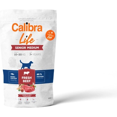 Calibra Dog Life Senior Medium Fresh Beef 0,1 kg