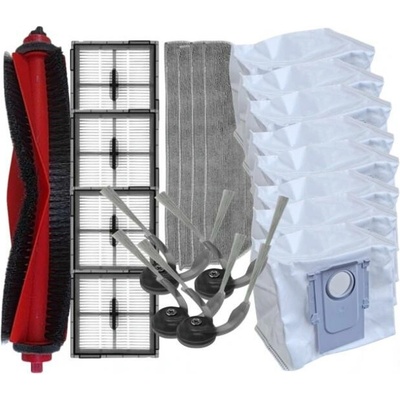 NipponCEC XM3020S 20ks HEPA filtry, kartáče, mopy, sáčky pro ROBOROCK Q10 PF+ / Q10 X5 Plus sada