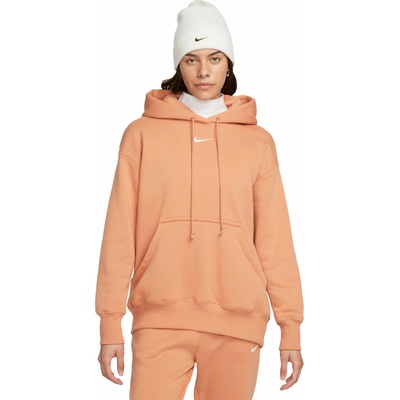 Nike NSW PHNX FLC OS PO Hoodie oranžová