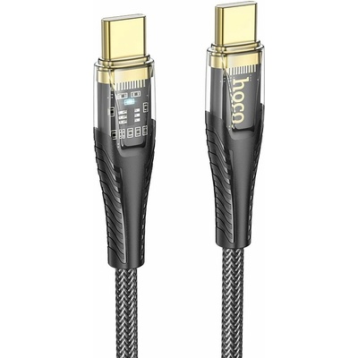 Hoco U121 typ C na typ C 3A 60W 1,2m černý