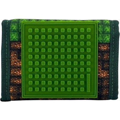 Pixie Crew Портфейл, зелен, Mine&Craft 50 пиксела