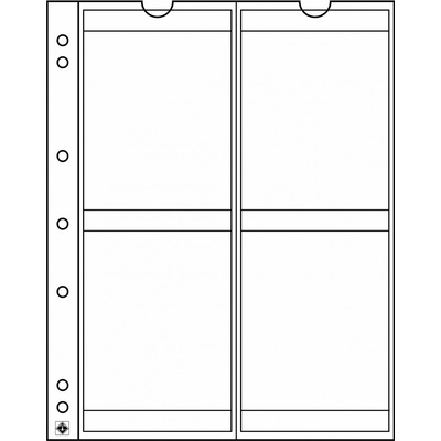 Leuchtturm albové listy NUMIS Maximální průměr mince 66 mm 4 pole – Zboží Dáma