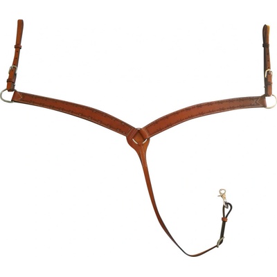 Pool's Poprsník westernový Barbwire Tooling chestnut – Zboží Dáma