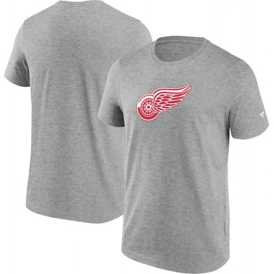 Fanatics pánské tričko Detroit red Wings Primary Logo Graphic T-Shirt Sport gray Heather