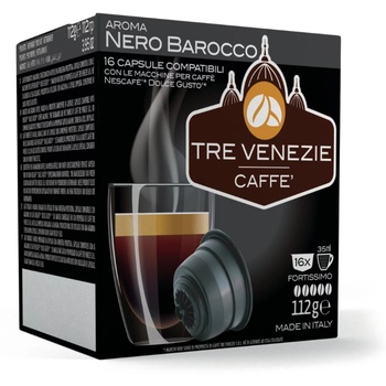 Кафе капсули Tre Venecia Dolce Gusto Nero Barocco Fortisimo, 16бр