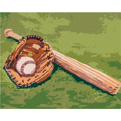 zuty Malování Podle Čísel Baseball 80 x 100 Cm Plátno