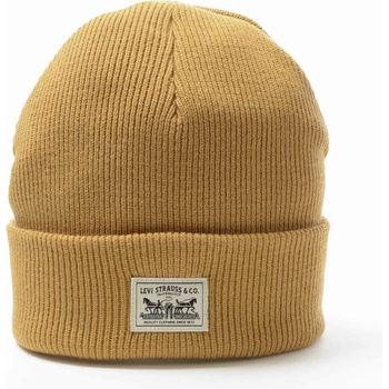Levi´s Backpatch beanie hořčicově čepice Žlutá 000J4-0015