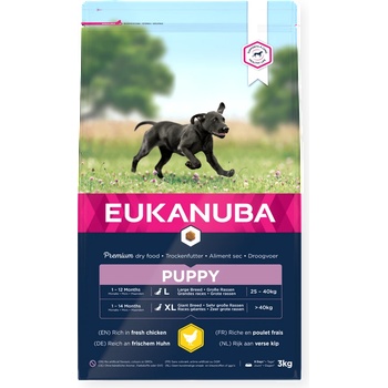 EUKANUBA Puppy Large - за растящи кучета от едри породи между 12 и 24 месеца - 18kg