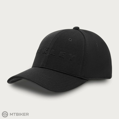 Oakley Bark Embossed pitch black/flame red