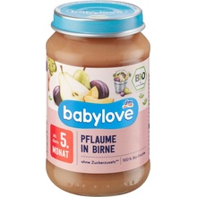 Babylove Bio příkrm švestka a hruška 190 g