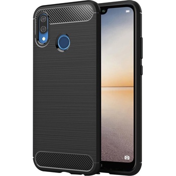 Techsuit Carbon Silicone puzdro pre Huawei P20 lite – čierne