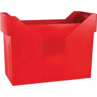 Box na závesné zakladacie dosky, plastový, DONAU, červený