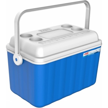 Kale termos Хладилна кутия Kale Termos 77751, 32 л, Полиуретанова изолация, Дръжка, 4 поставки за чаши, Син/бял (77751)