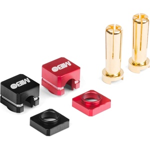 MIBOSPORT Конектори букси булет 5мм MIBO Cube Bullet Plugs 5mm (2pcs) MB-4142 (MB-4142)