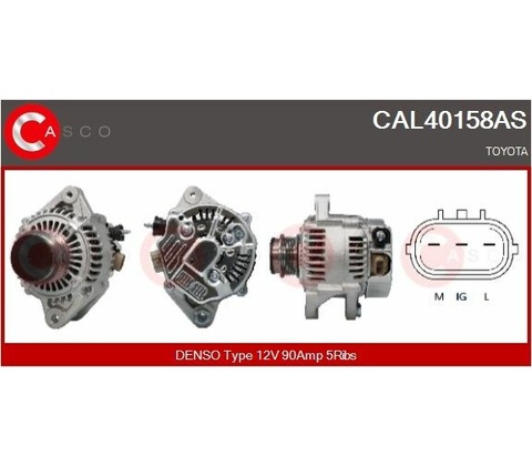 Generátor CASCO CAL40158AS