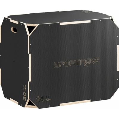 SPORTNOW Plyo box 3 v 1 | černý