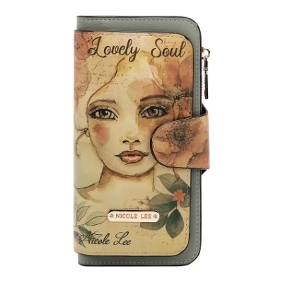 Портфейл Nicole Lee, 19x9.5x2 cm, LOVE (34048-А-LOVE)