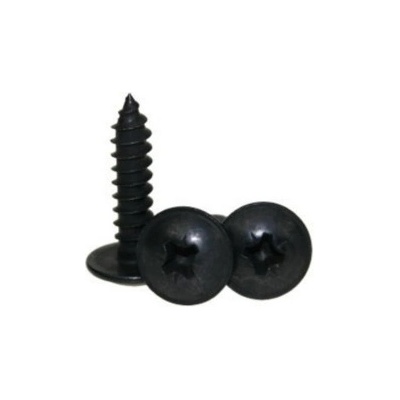 Vrut černý 4,5 x 19 plochý půlkulatý křížový 10ks – Zboží Mobilmania