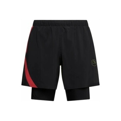 La Sportiva FLOW 5" SHORT Men Black/Yellow černá