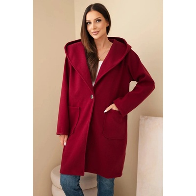 Kesi kabát bordó
