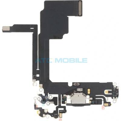 iPhone 15 Pro flex nabíjecího konektoru černý (Black Titanium)