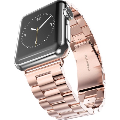 Techsuit Remienok na hodinky W036 - Apple Watch 1/2/3/4/5/6/7/8/SE/SE 2 38/40/41 mm - Ružový KF239472