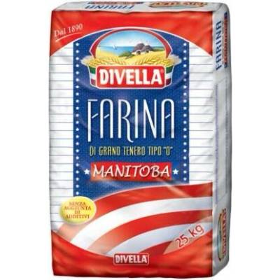 Divella Hladká pšeničná mouka Manitoba typ 0 25 kg