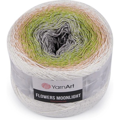 Pletací příze Flowers Moonlight 260 g Varianta: 12 (3274) bílá šedá, Balení: 1 ks 48060/112824/256886