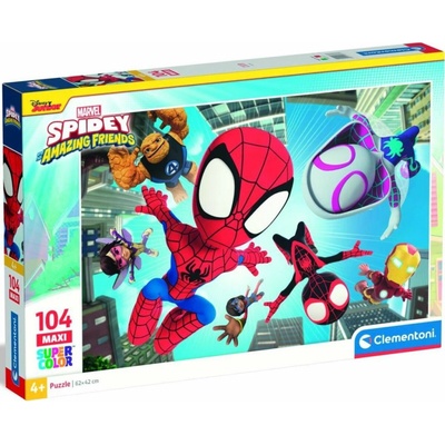 Clementoni 104 Maxi Spidey a jeho úžasní kamaráti