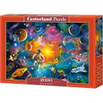 Castorland Пъзел Castorland от 2000 части - Човек в космоса (C-200849-2)