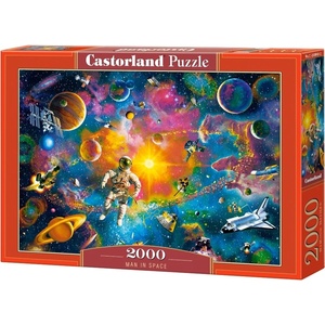 Castorland Пъзел Castorland от 2000 части - Човек в космоса (C-200849-2)