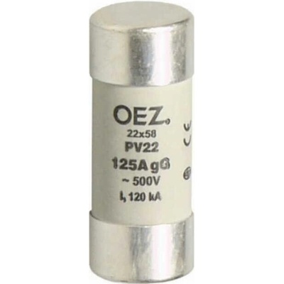 OEZ:06741 (PV22 16A aM) PV22 16A aM Vložka pojistková Un AC 690 V / DC 250 V, velikost 22×58, aM, OEZ