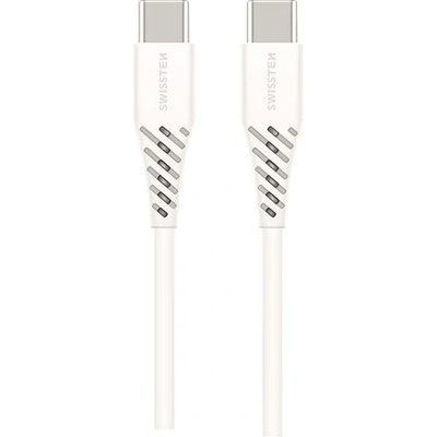 Swissten 71506520 USB-C/USB-C 100W, 5A, bílý