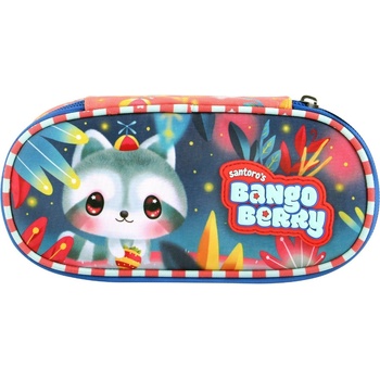 Santoro Несесер Bangoberry Remy Raccoon, объл, 10х23х6см (32611-А-REMY)