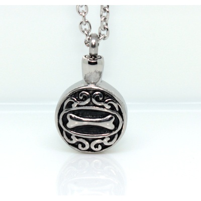 Steel Edge Smuteční přívěsek a řetízek WJHC1820