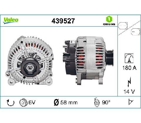 Alternátor VALEO 439527