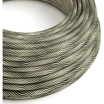 Creative Cables EMR65 2x0,75mm² černá a zlatá 1 m